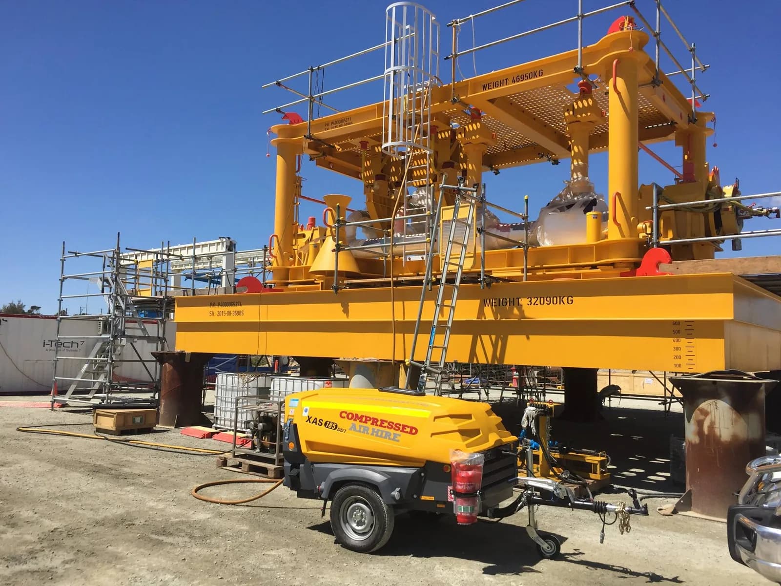 185CFM Trailer Compressor