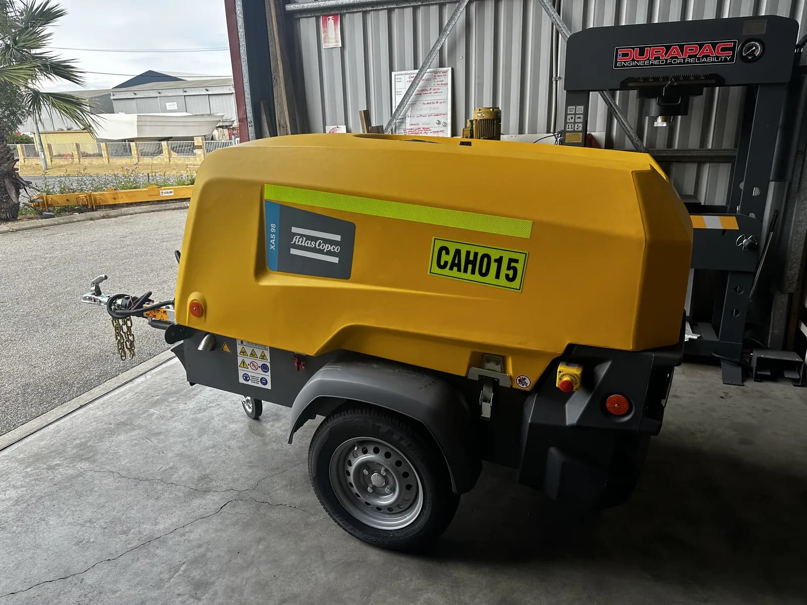 CAHS compressor being serviced