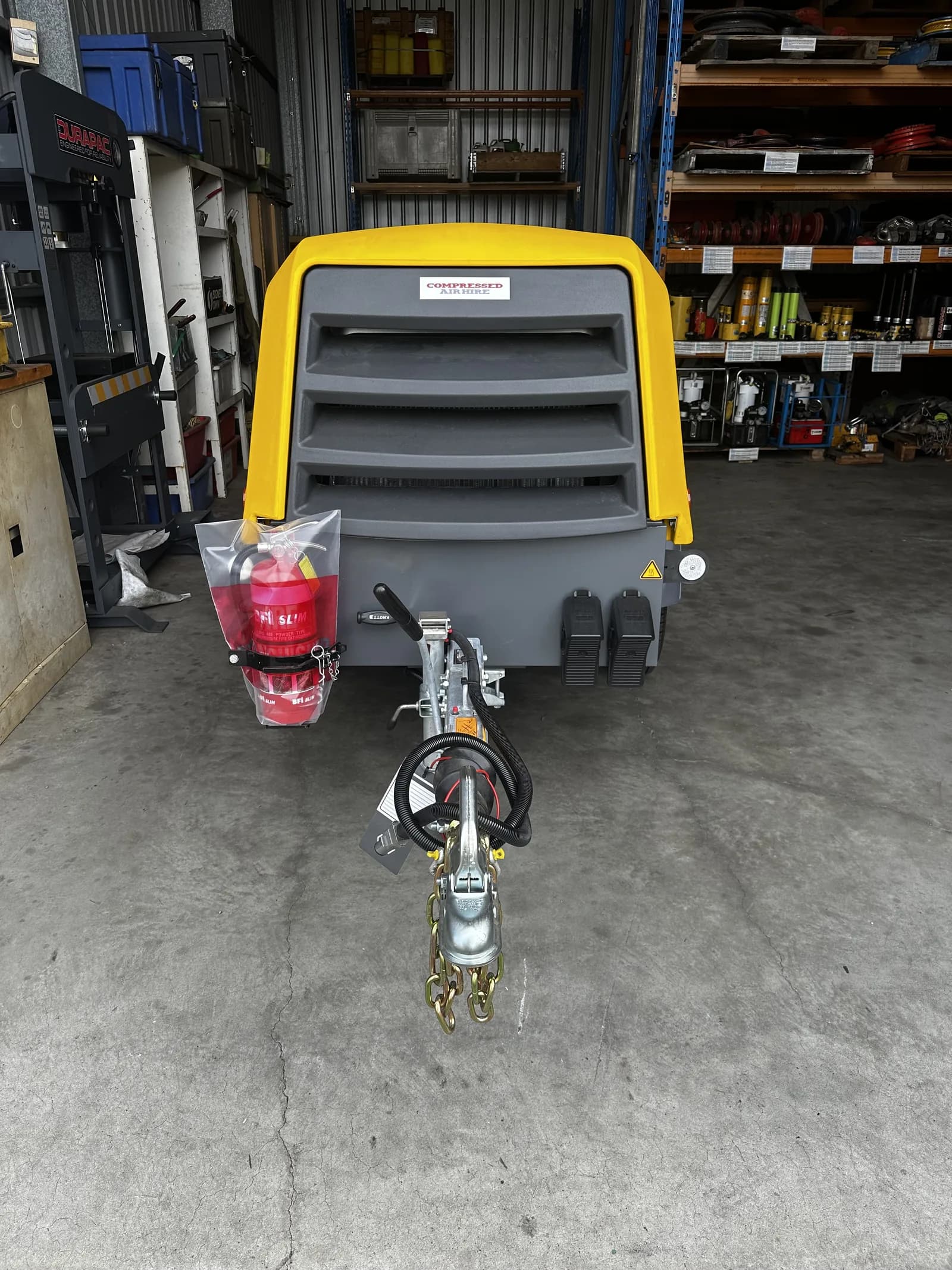 Industrial equipment on site