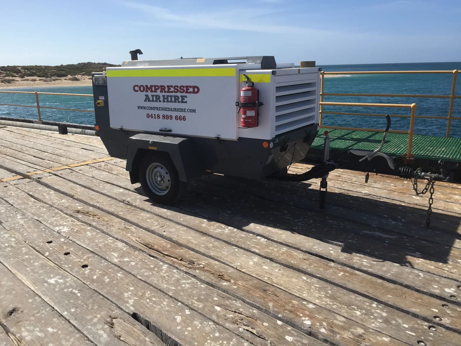 Atlas Copco compressor on mine site